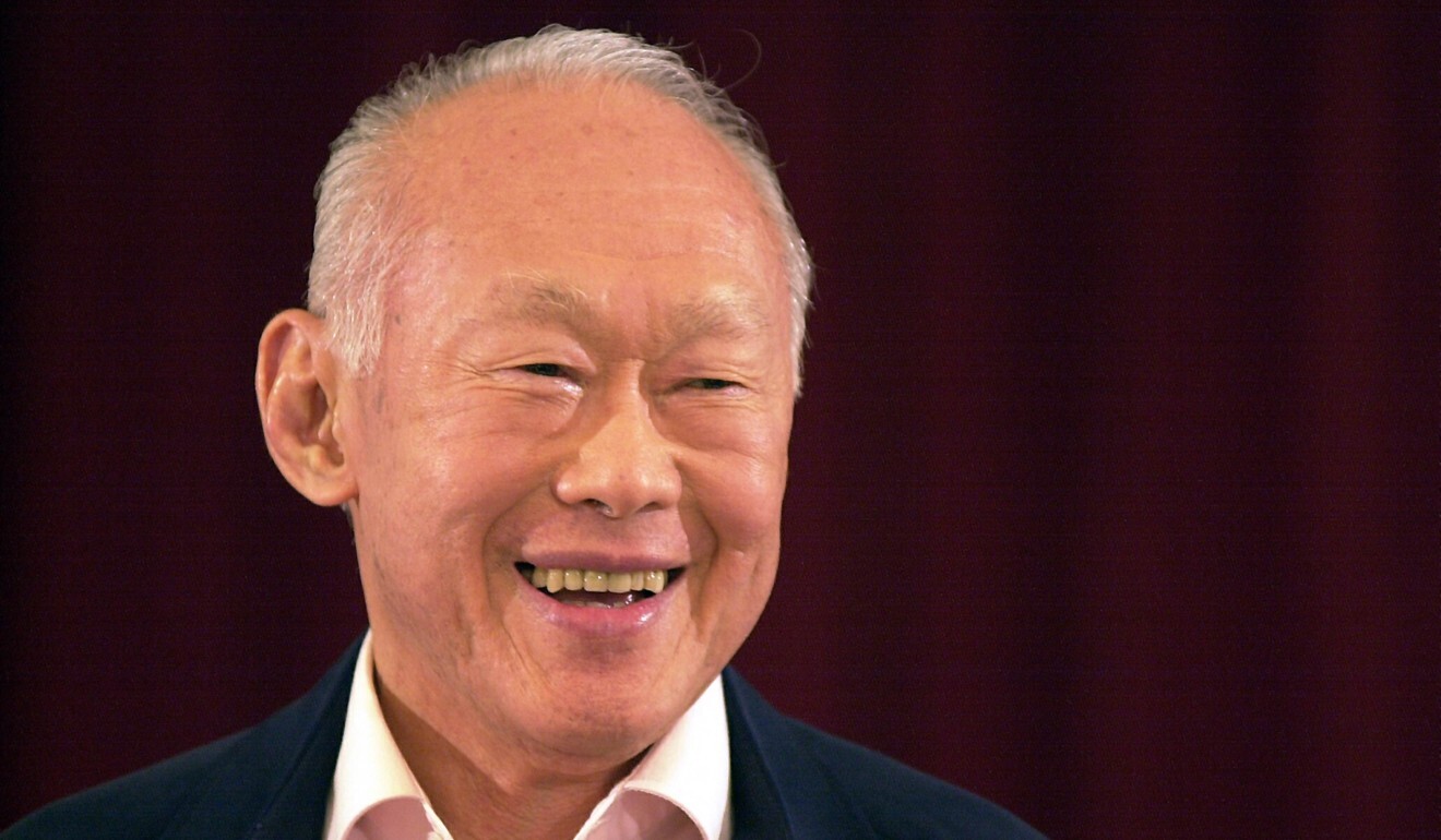 Singapore's first prime minister Lee Kuan Yew is pictured in 2000. Photo: AFP