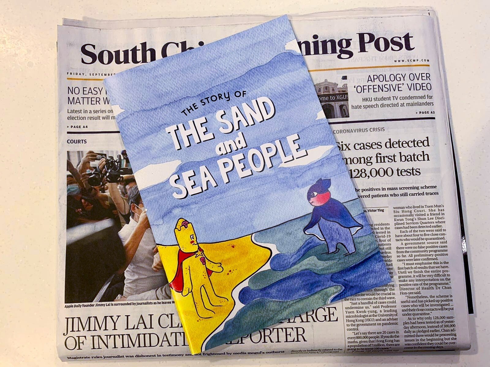 The illustrated booklet that came with Friday’s print edition of the Post. Photo: Yonden Lhatoo