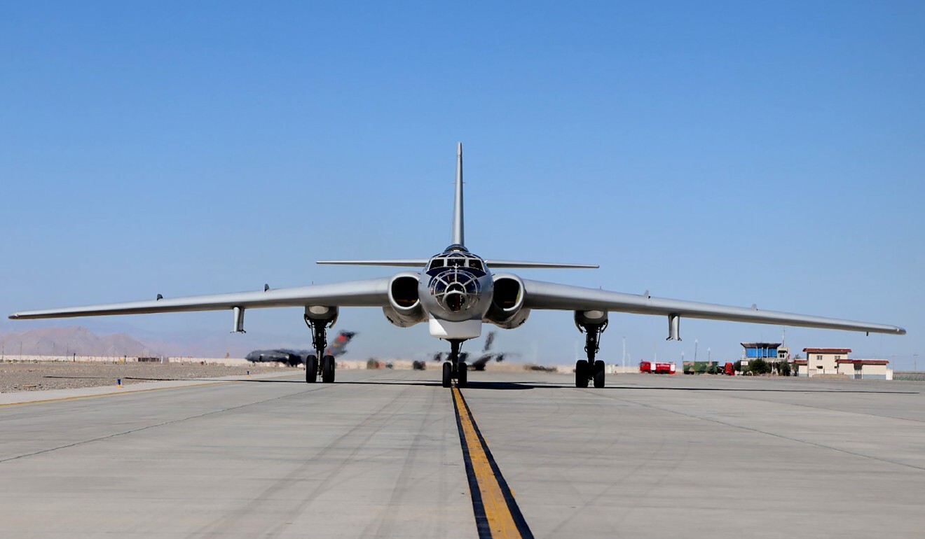 A Y-20 airlifter was also seen at the airfield thought to be in the Tibet autonomous region. Photo: Weibo