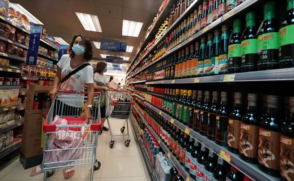 Foshan products dominate the shelves in Chinese supermarkets. Photo: SCMP