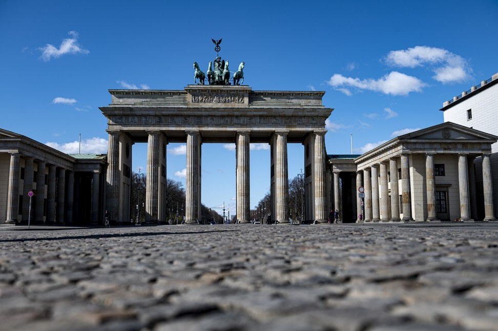 One of Germany’s top tourism draws, the Brandenburg Gate, was almost deserted earlier this year. Photo: Fabian Sommer