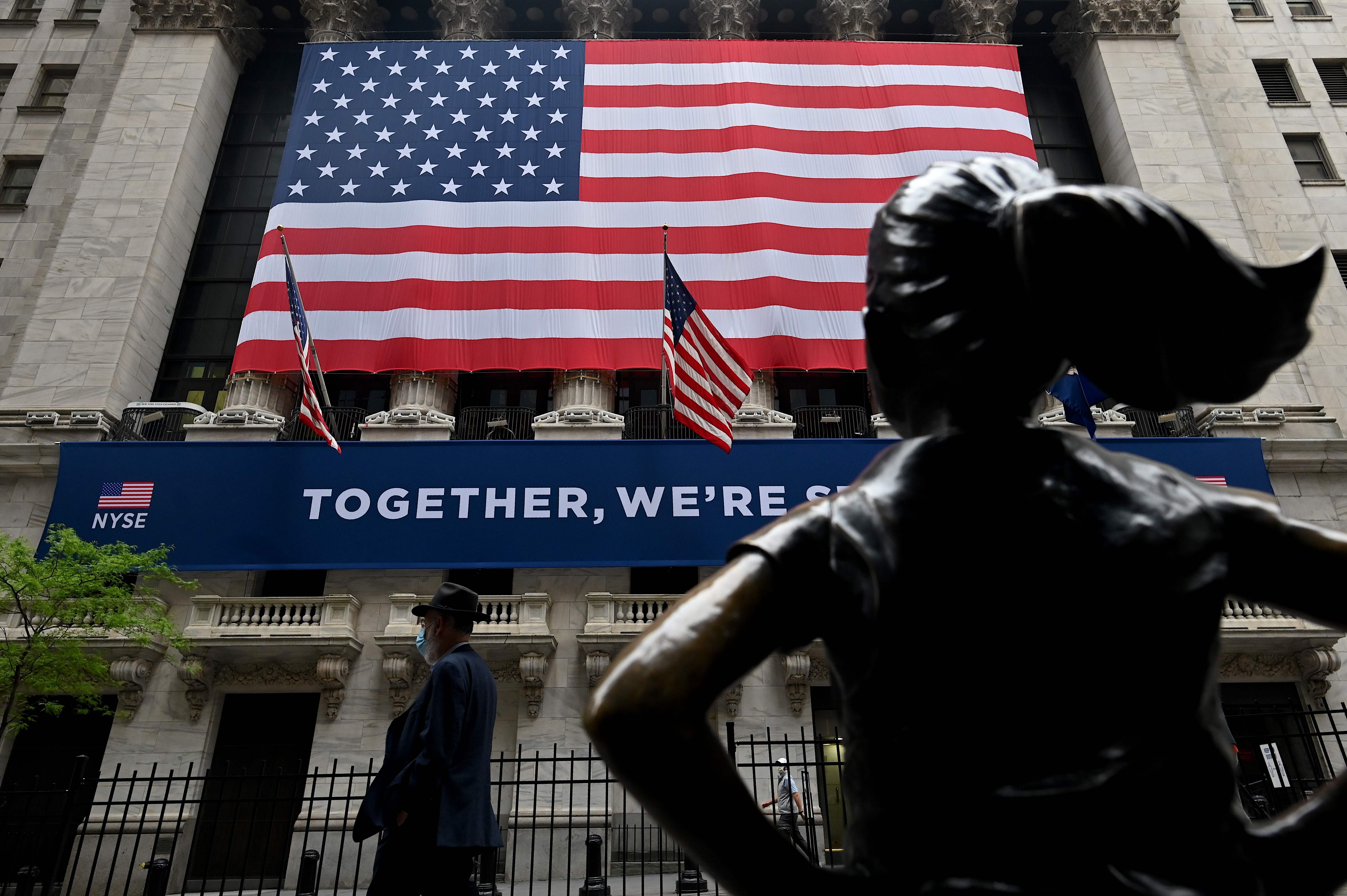 The traditionally defensive US equity market is looking like a much riskier bet these days. Photo: AFP