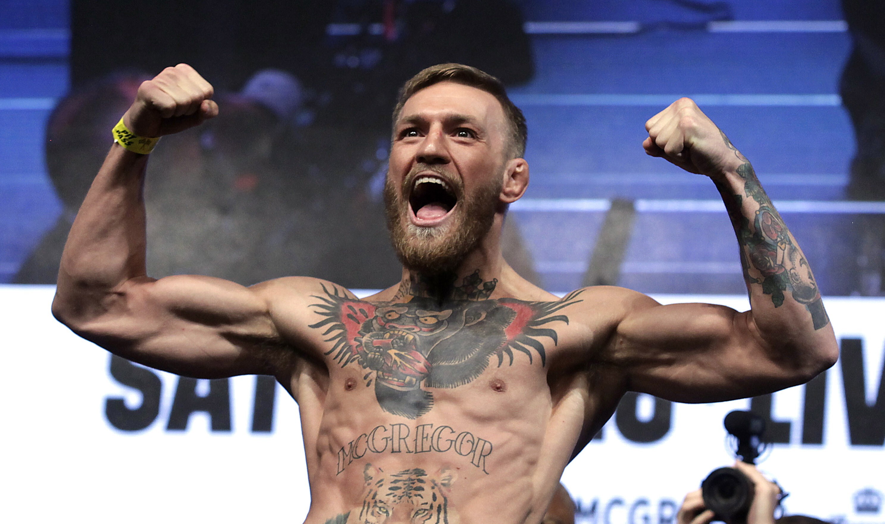 MMA figher Connor Mcgregor was taken into custody in Corsica on suspicion of attempted sexual assault on September 12. Photo by John Gurzinski / AFP