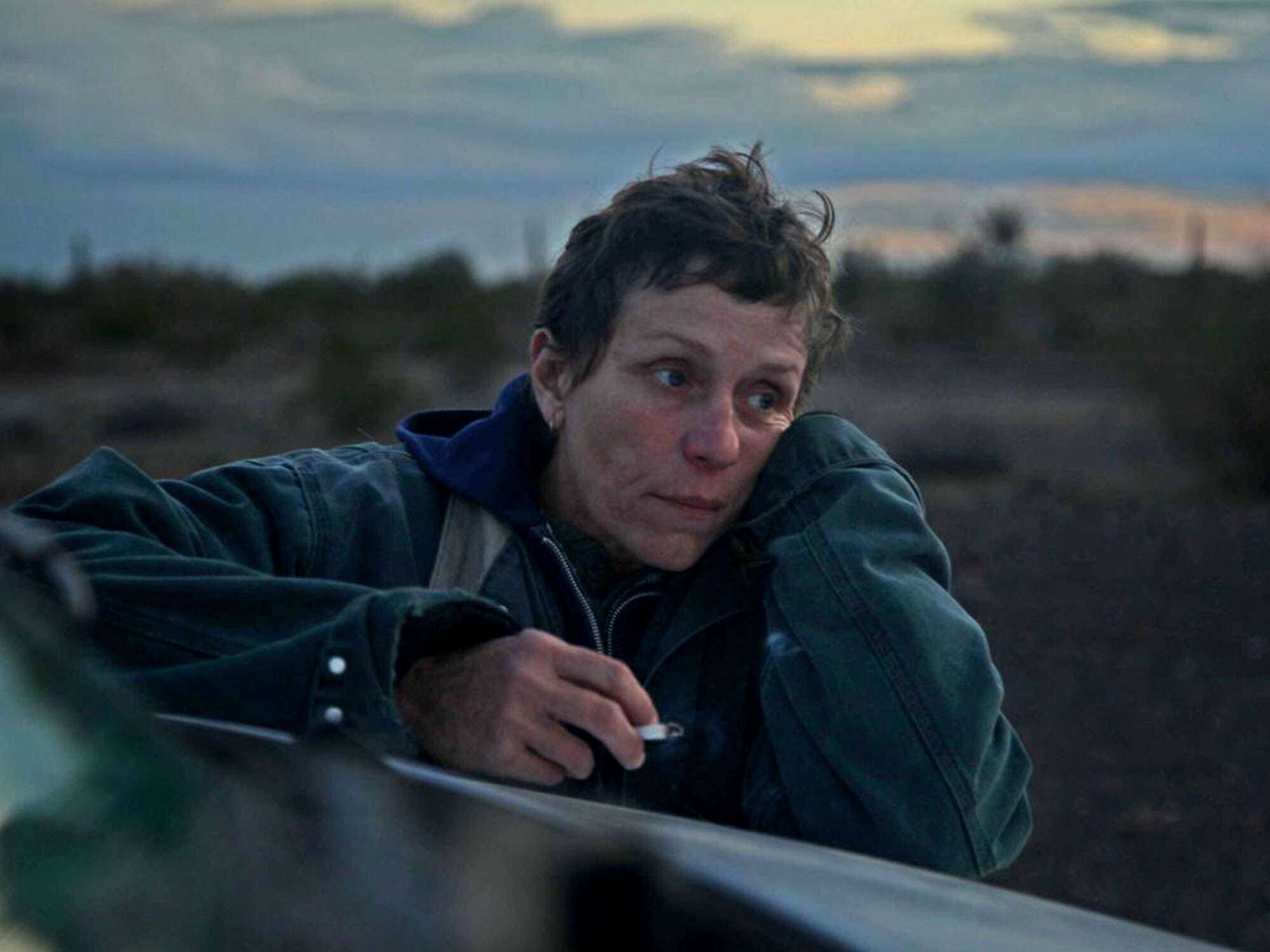 Frances McDormand is seen in a promo image for Nomadland, which was awarded the Golden Lion at the Venice film festival on Friday. Photo: Searchlight Pictures