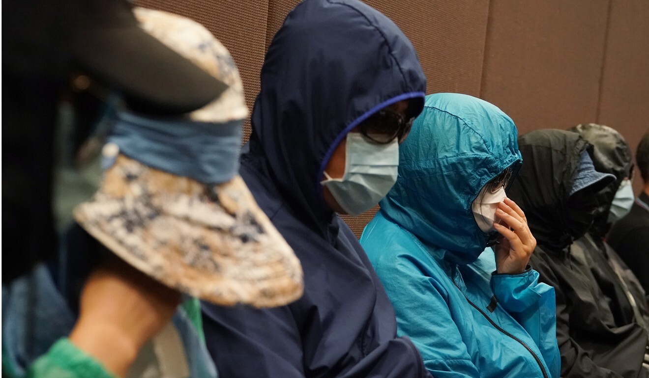 Families of six of those detained in mainland China spoke to the media on Saturday. Photo: Felix Wong