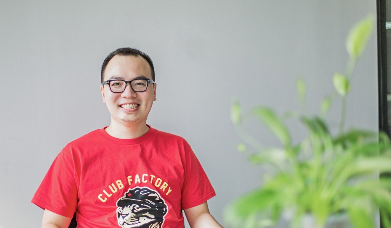 Aaron Li Jialun, co-founder of Club Factory. Photo: Handout