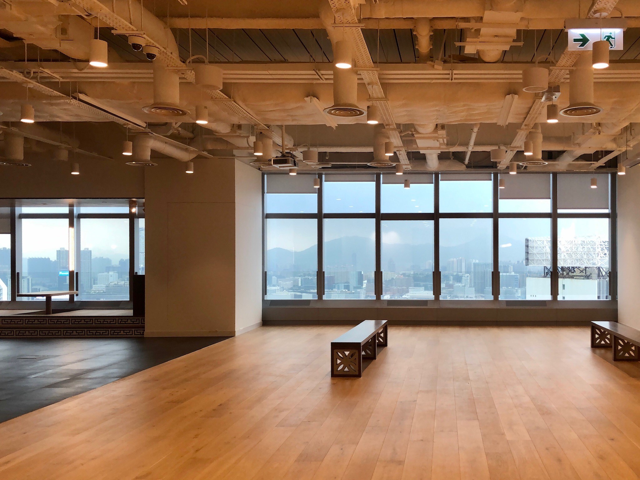 A space abandoned by WeWork in Hong Kong’s Causeway Bay district. Photo: Pearl Liu