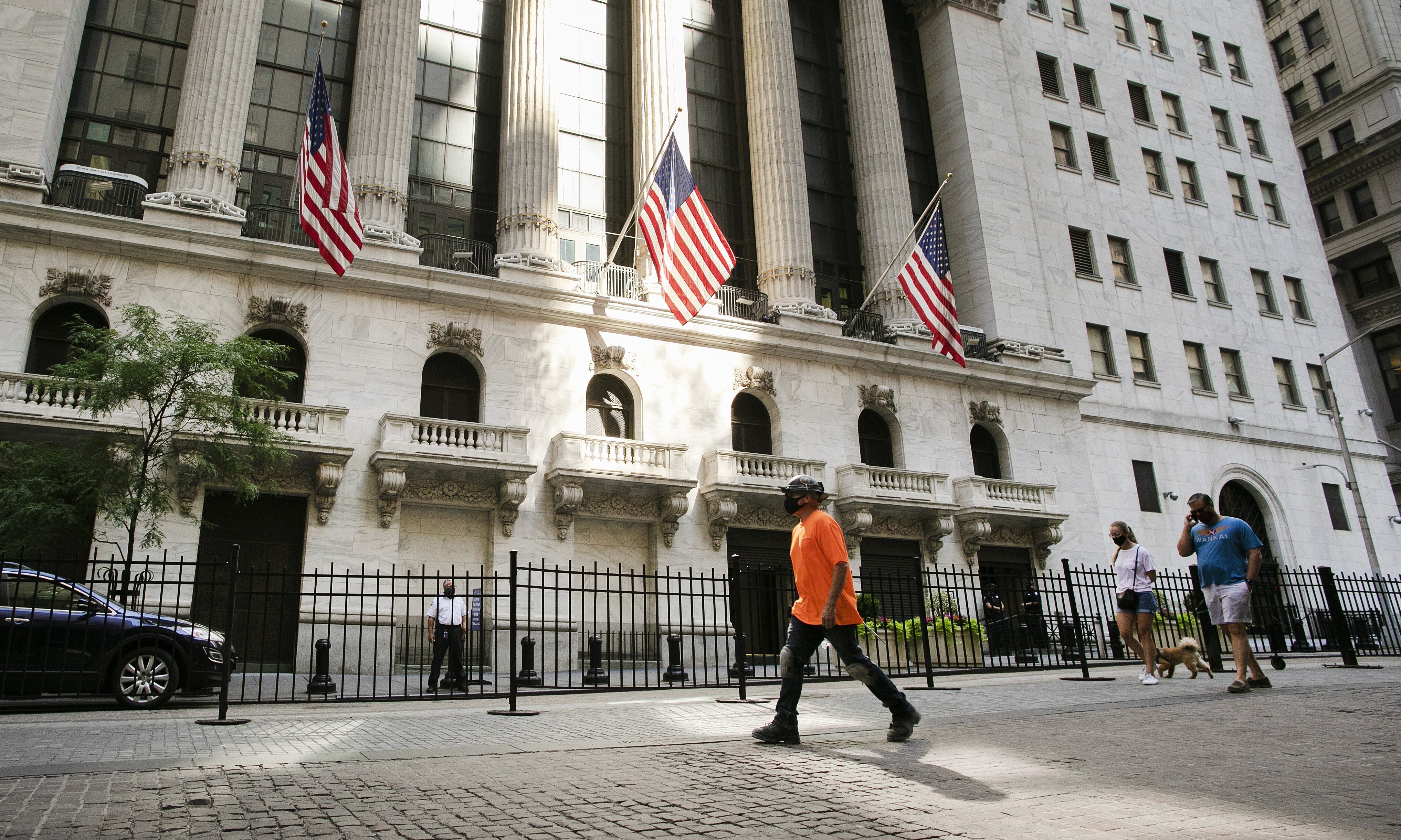 New York Stock Exchange on Tuesday, July 21, 2020. Photo: AP