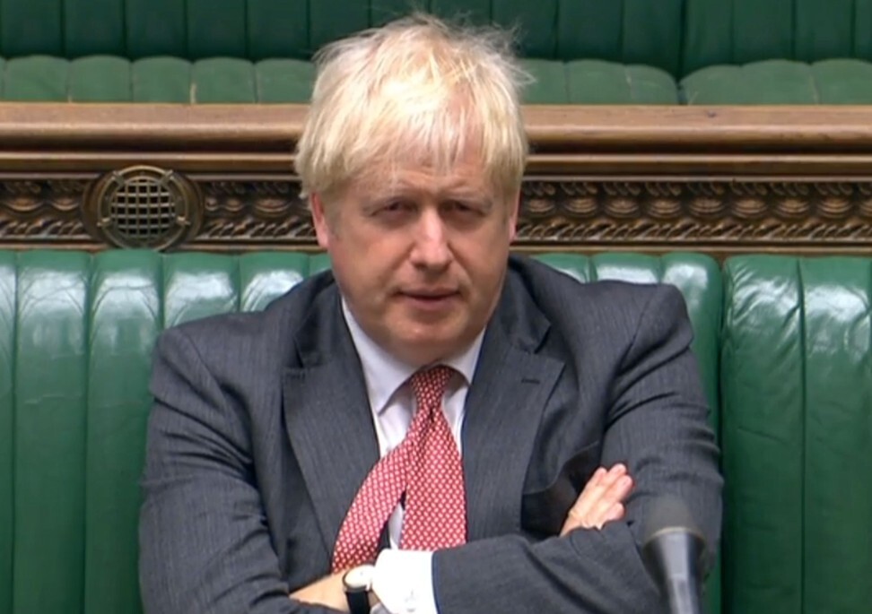 British Prime Minister Boris Johnson listens during a debate on September 14 on the proposed internal markets bill that, if passed, will breach the Brexit withdrawal agreement. Photo: AFP / PRU