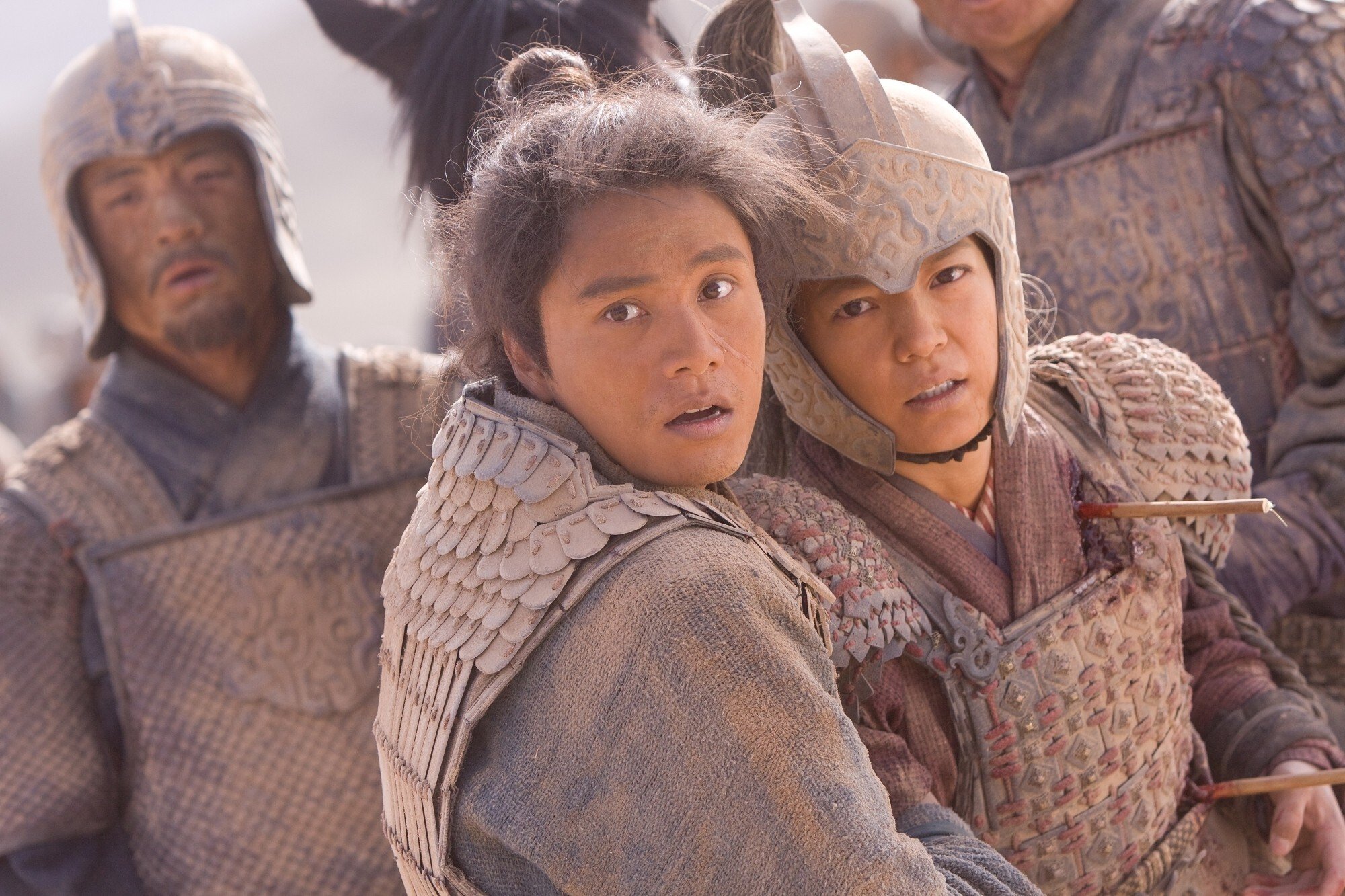 Vicky Zhao Wei (right) in 2009 film Mulan.