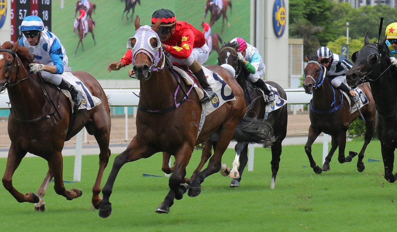 Hang's Decision salutes at Sha Tin last season.