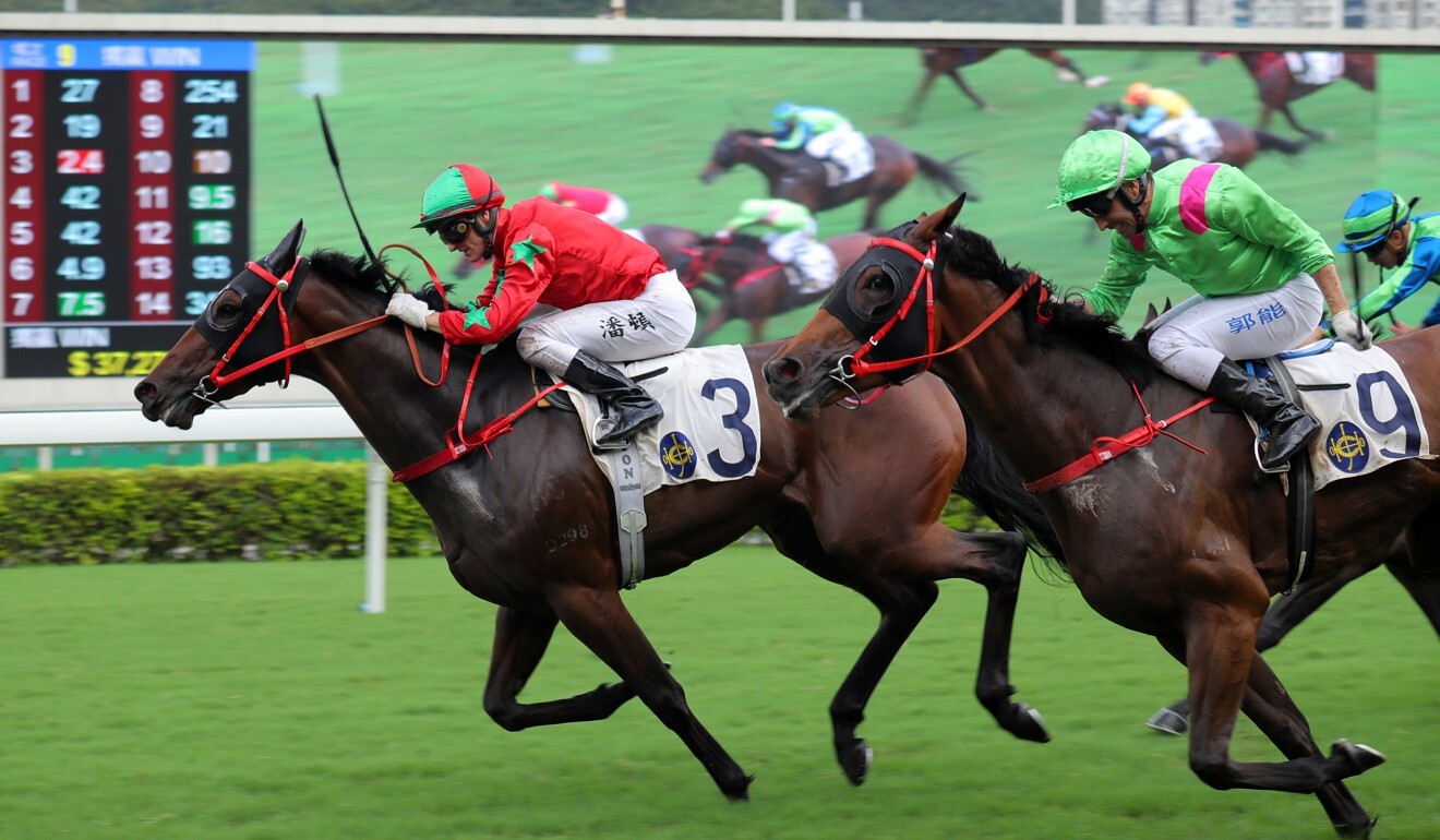 Chevalier Prince salutes at Sha Tin in June.