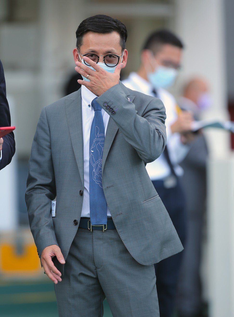 Frankie Lor after Winning Dreamer’s victory at Sha Tin.