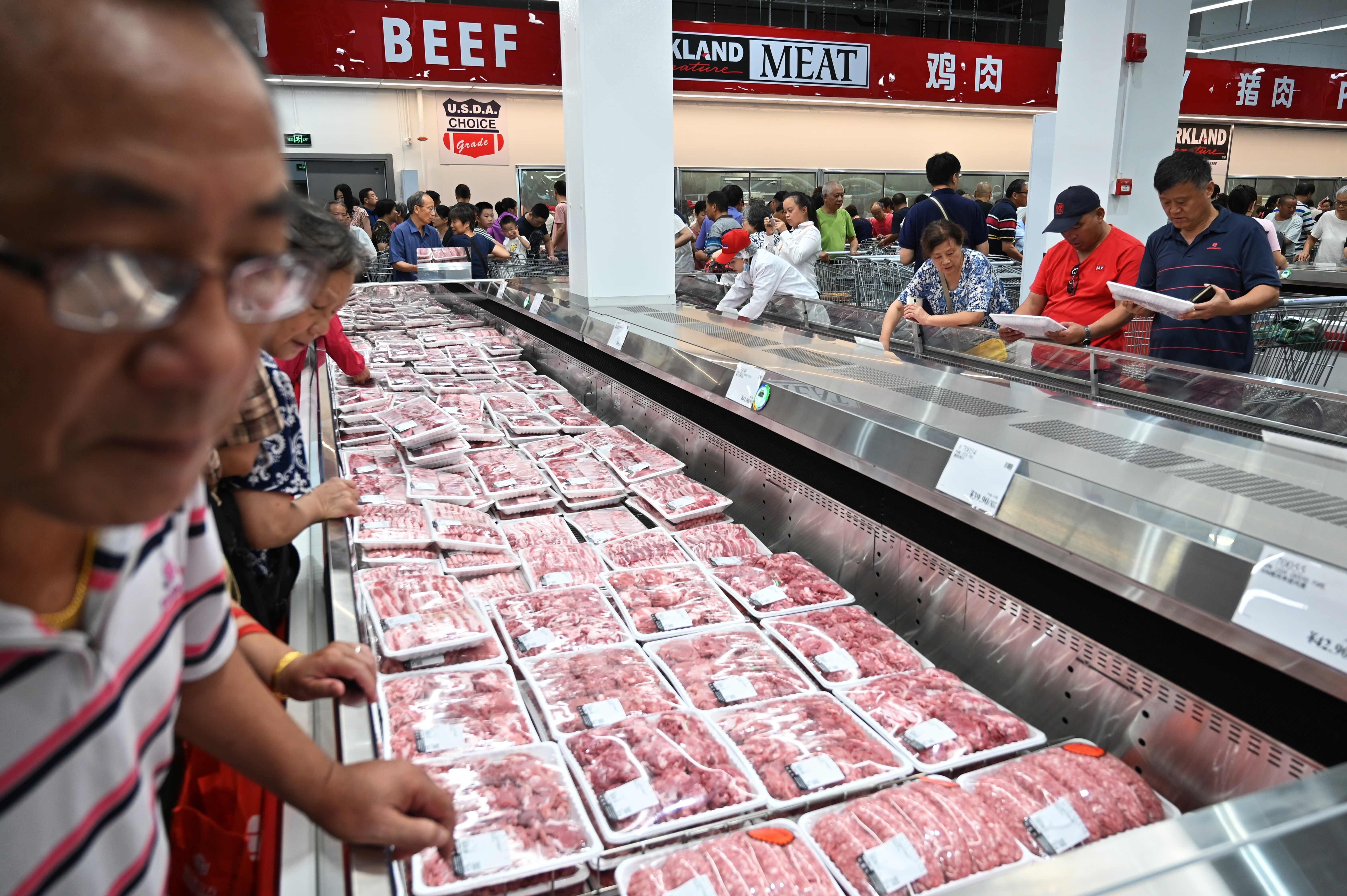 China agreed to import a record US$36.5 billion in US farm goods in the phase one trade deal signed in January, with pork expected to be key to reaching the mark. Photo: AFP