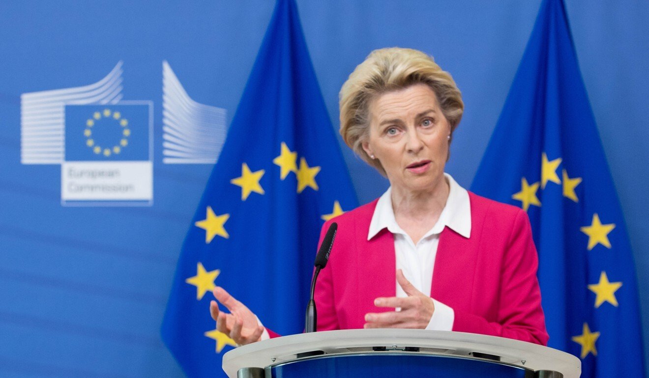 European Commission President Ursula von der Leyen said a lot of work remained to be done. Photo: Etienne Ansotte/European Commission/dpa