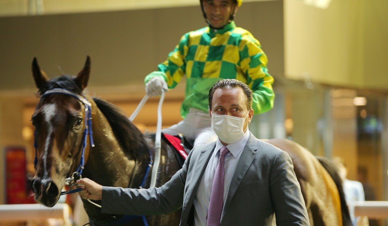 Caspar Fownes leads Green Aeon after winning at Happy Valley.