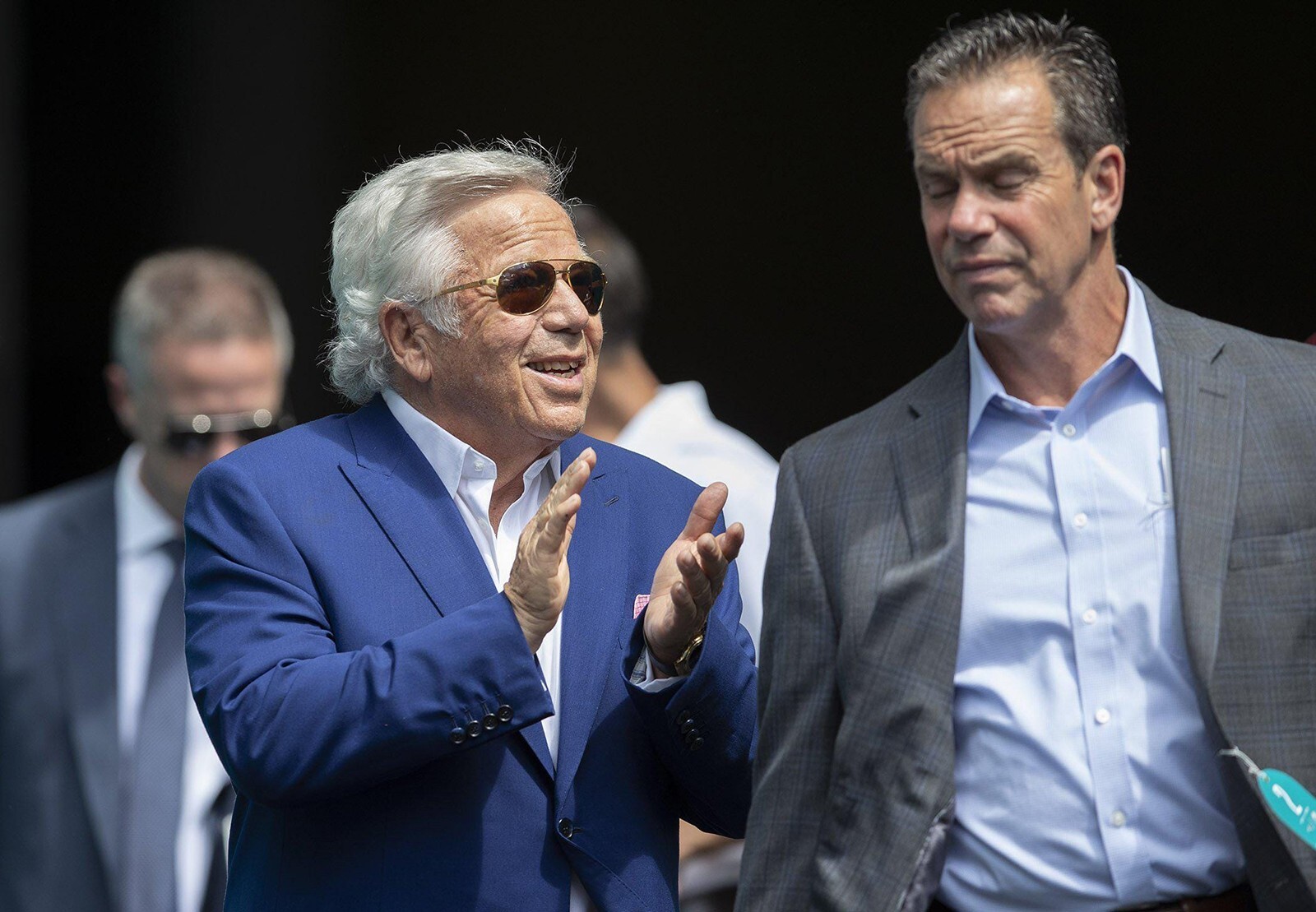 New England Patriots owner Robert Kraft in Miami Gardens in September 2019. Photo: Palm Beach Post via TNS