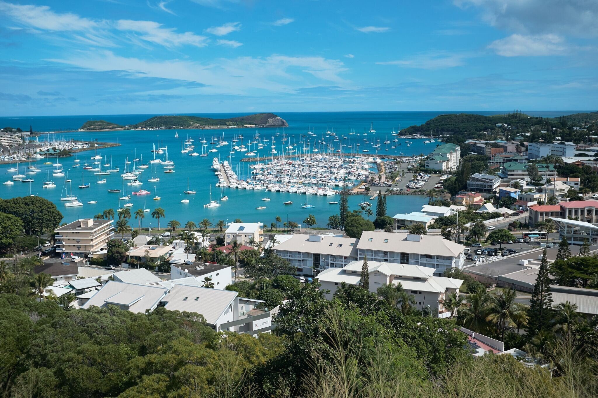 The picturesque bay of Noumea, the capital of New Caledonia. The French territory is preparing for its second independence referendum this weekend. Photo: AP