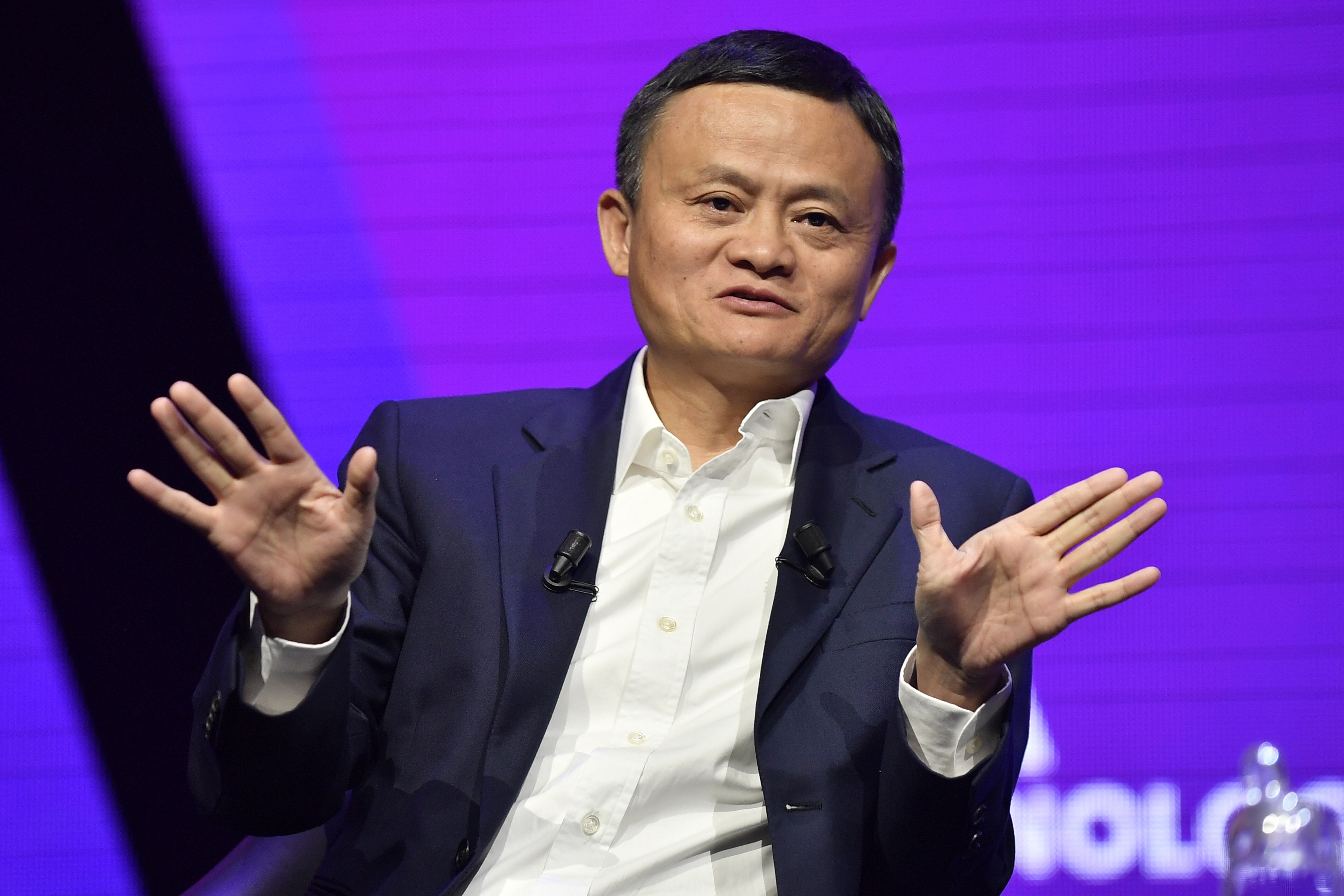 Jack Ma stepped down as chairman of e-commerce giant Alibaba a year ago. Photo: EPA-EFE