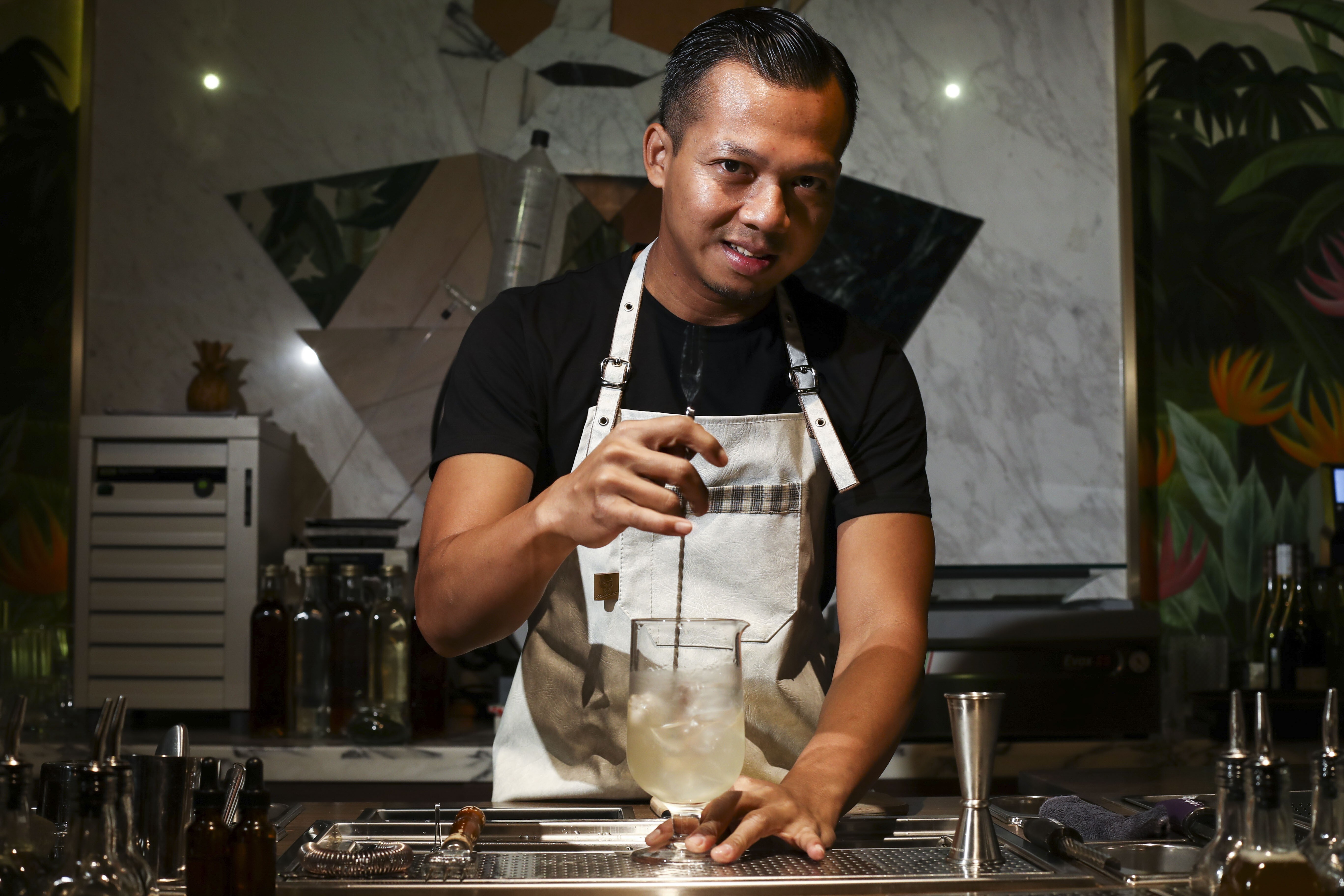 Agung Prabowo at The Old Man. Prabowo is set to leave the award-winning bar he helped establish to launch two new concepts, The Penicillin and Dead &, ready to open this autumn. Photo: SCMP