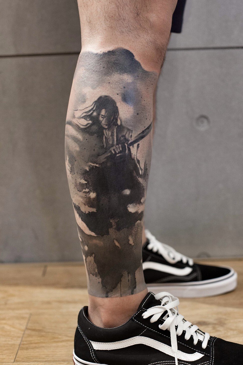 Tattooist Chen Jie’s reproduction of a Chinese painting. Photo: courtesy of Chen Jie