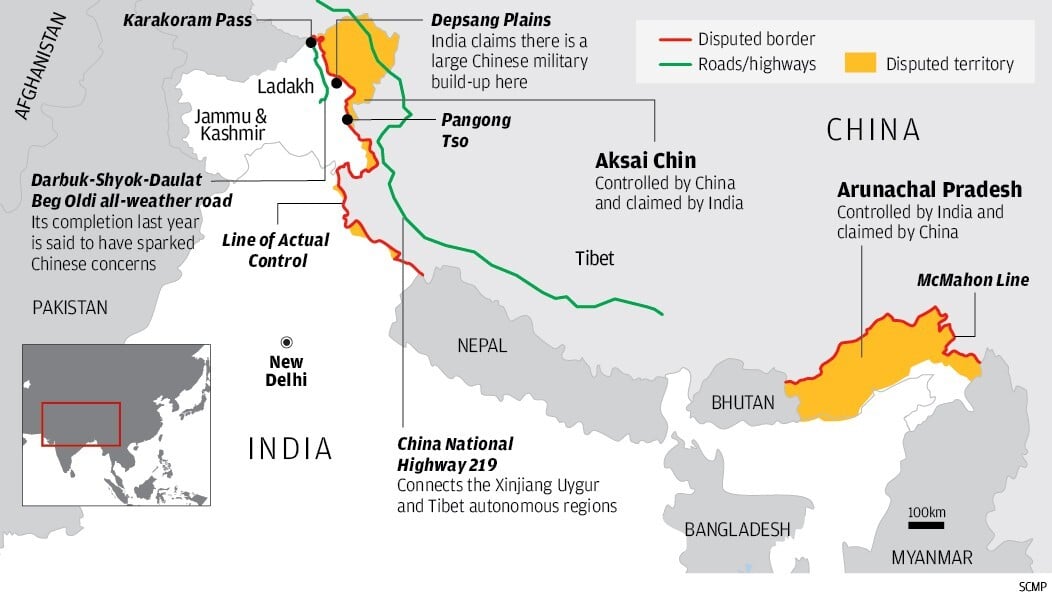China-India border dispute: history shows solution may lie with Xi Jinping  and Narendra Modi | South China Morning Post
