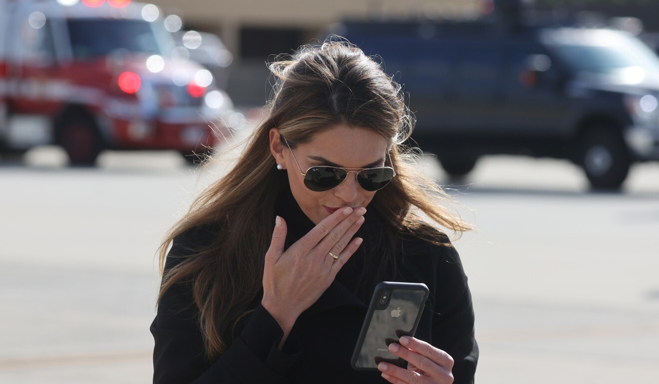 White House counsellor Hope Hicks. Photo: Reuters