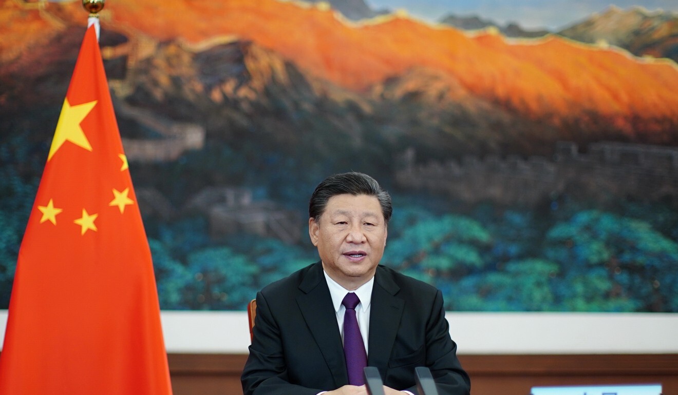 Chinese President Xi Jinping addresses the United Nations Summit on biodiversity via video on Sept. 30, 2020. Photo: Xinhua