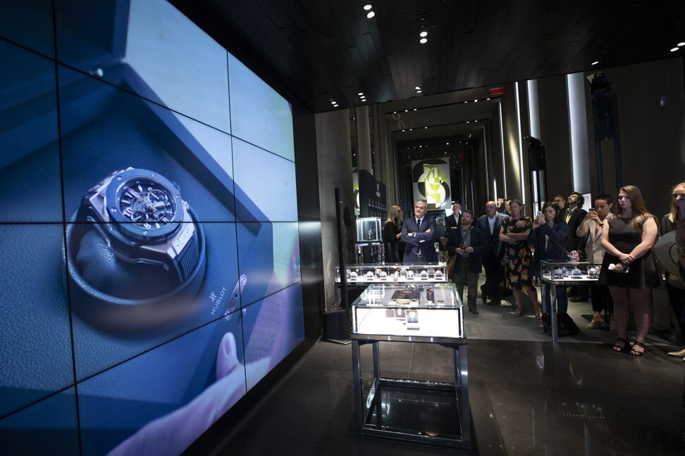 The launch of the Hublot digital store at their flagship bricks-and-mortar New York store in 2018. Photo: Hublot