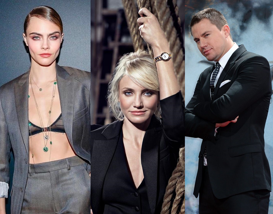 Cara Delevingne, Cameron Diaz and Channing Tatum were all models before they were Hollywood stars. Photo: @caradelevingne/Instagram; Handout; EPA