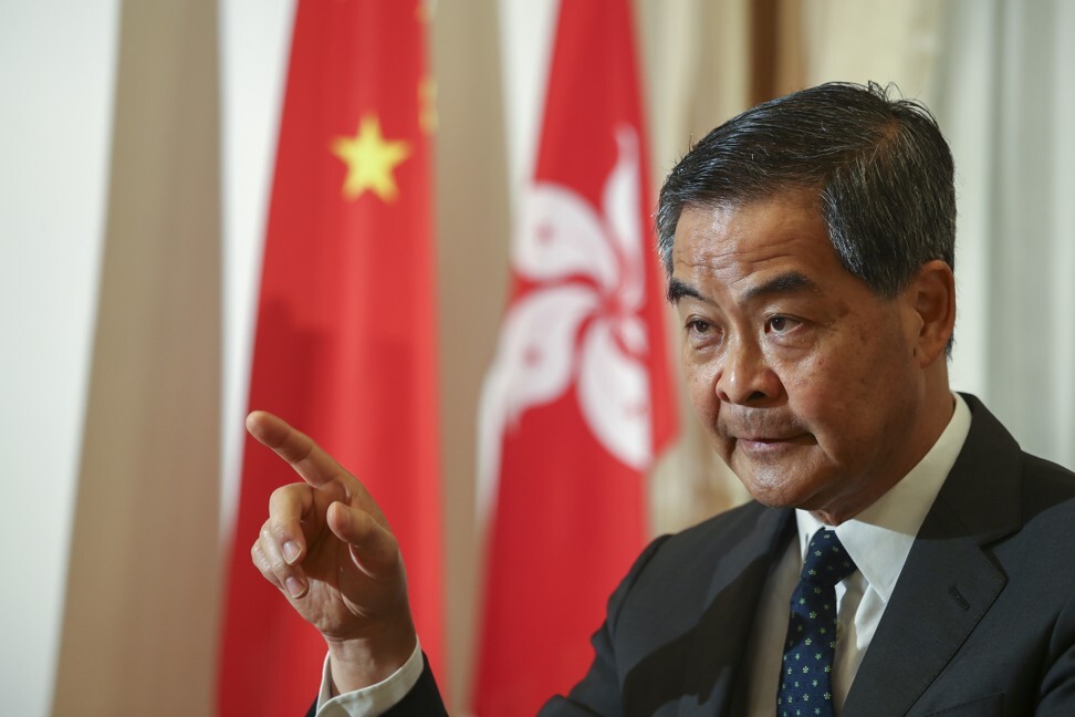 Former Hong Kong chief executive CY Leung. Photo: Nora Tam