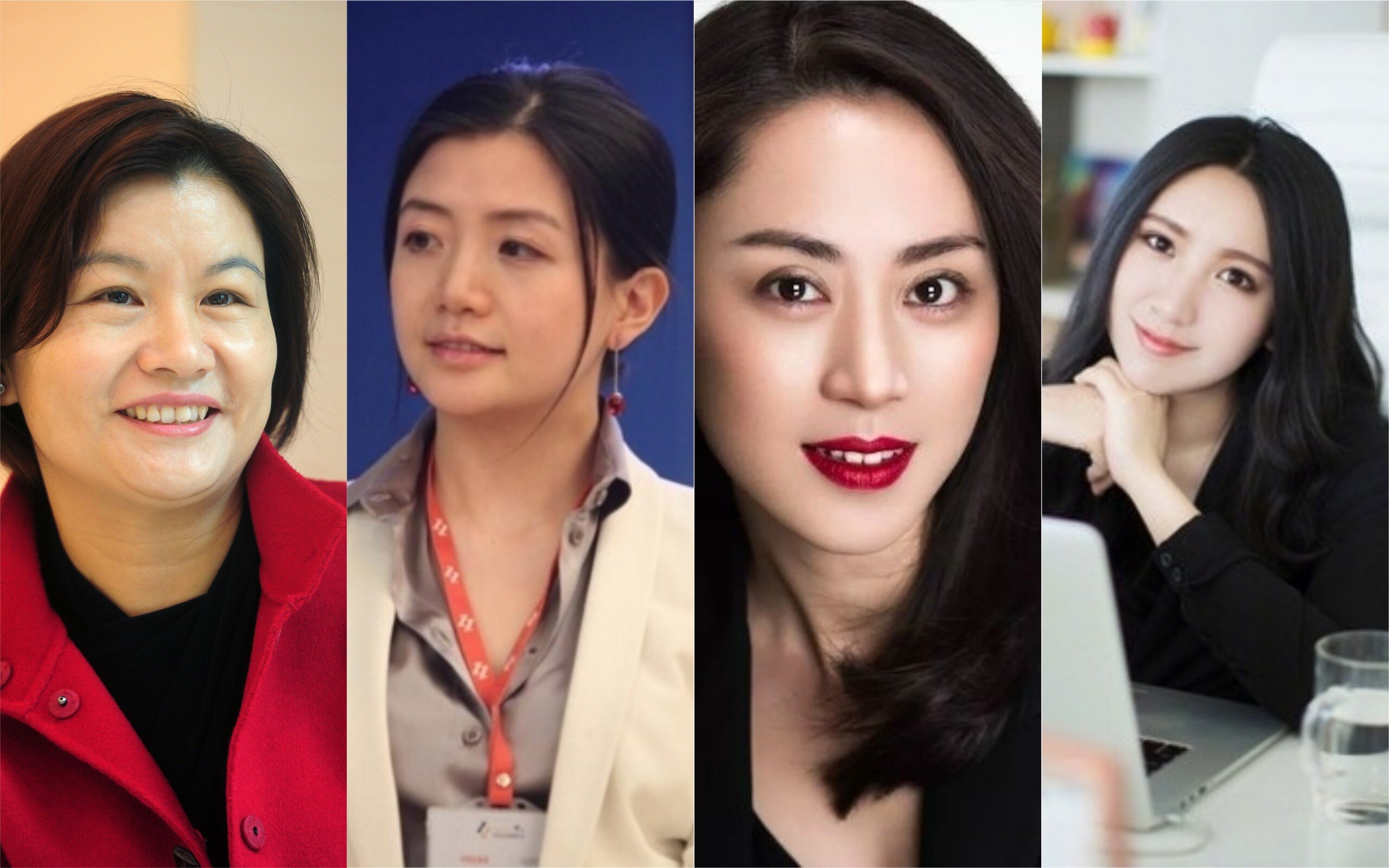 China’s self-made female billionaires: Zhou Qunfei, Li Ying, Lilian Wu and Anni Chen. Photos: Agence France-Presse; eastday.com; qq.com; ifeng.com