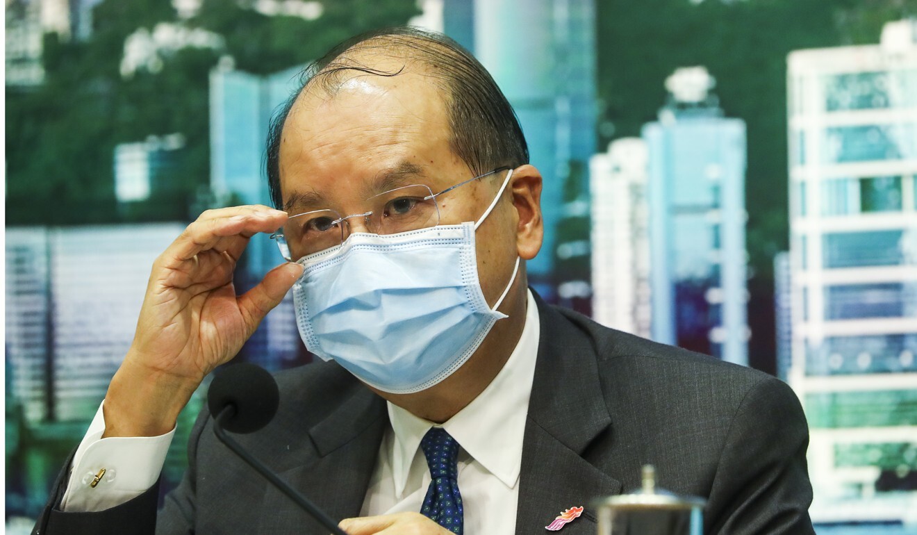 Chief Secretary Matthew Cheung supports the decision to remove the teacher. Photo: Edmond So
