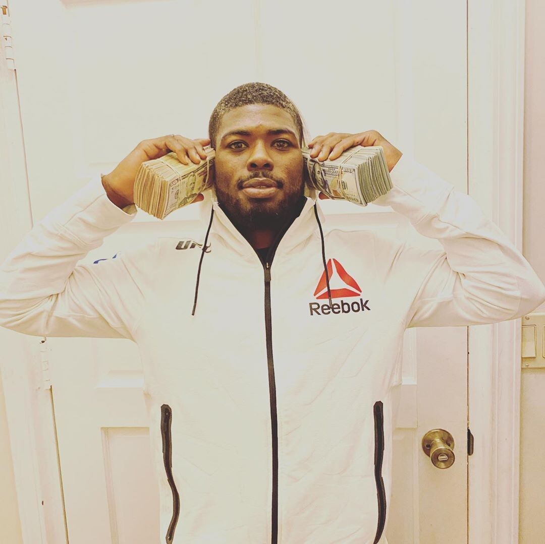 UFC bantamweight Trevin Jones gets to keep his win money and US$50,000 Performance of the Night despite his positive test. Photo: Instagram