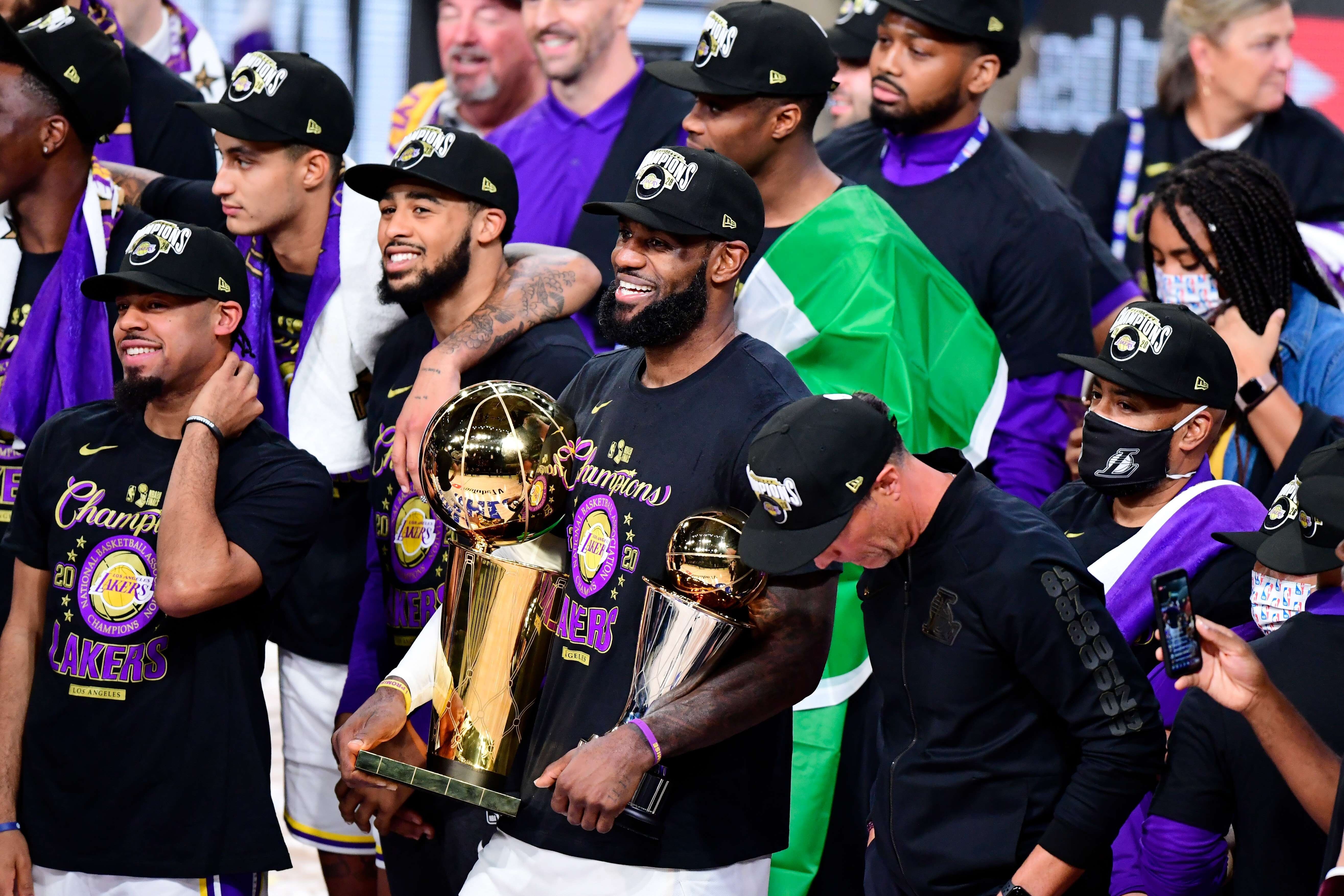 LA Lakers steamroll Miami Heat to capture record-tying 17th NBA title, NBA  finals