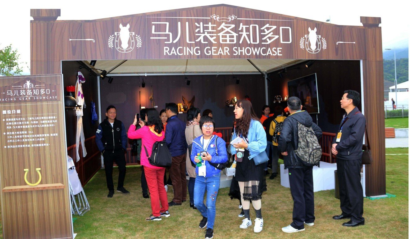 The fun zone at Conghua racecourse. Photo: Kenneth Chan