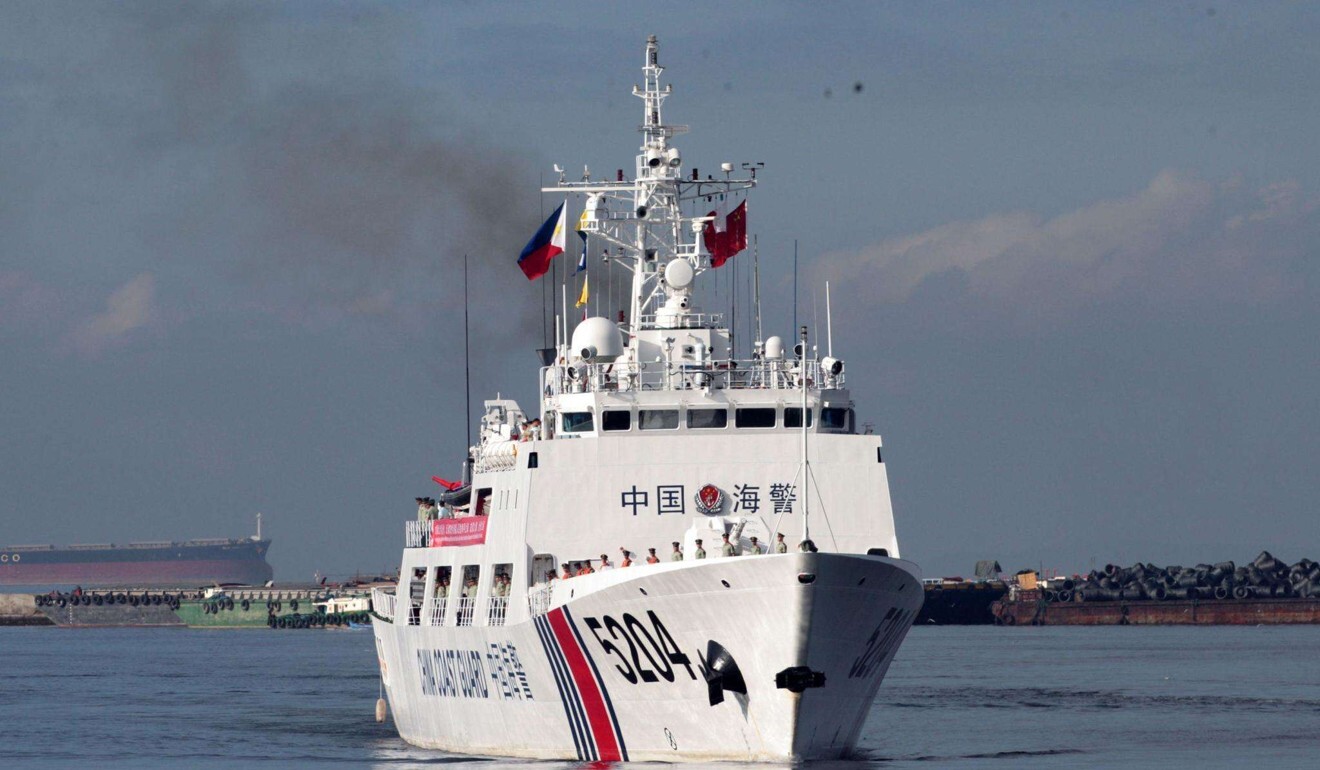 The fugitives were stopped by the Chinese coastguard as they attempted to flee to Taiwan. Photo: Weibo