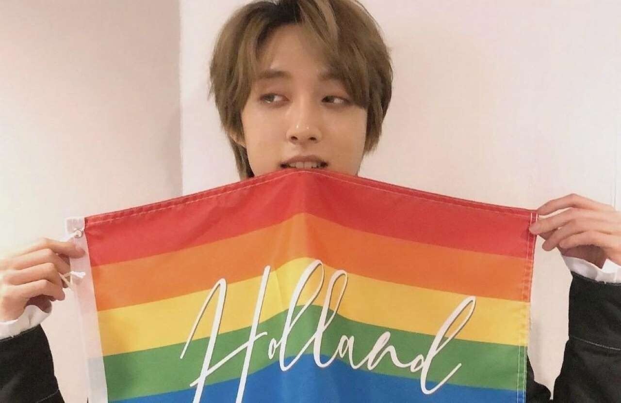 Holland, also known as Go Tae-seob, is K-pop's first openly gay idol. Photo: Bang Showbiz
