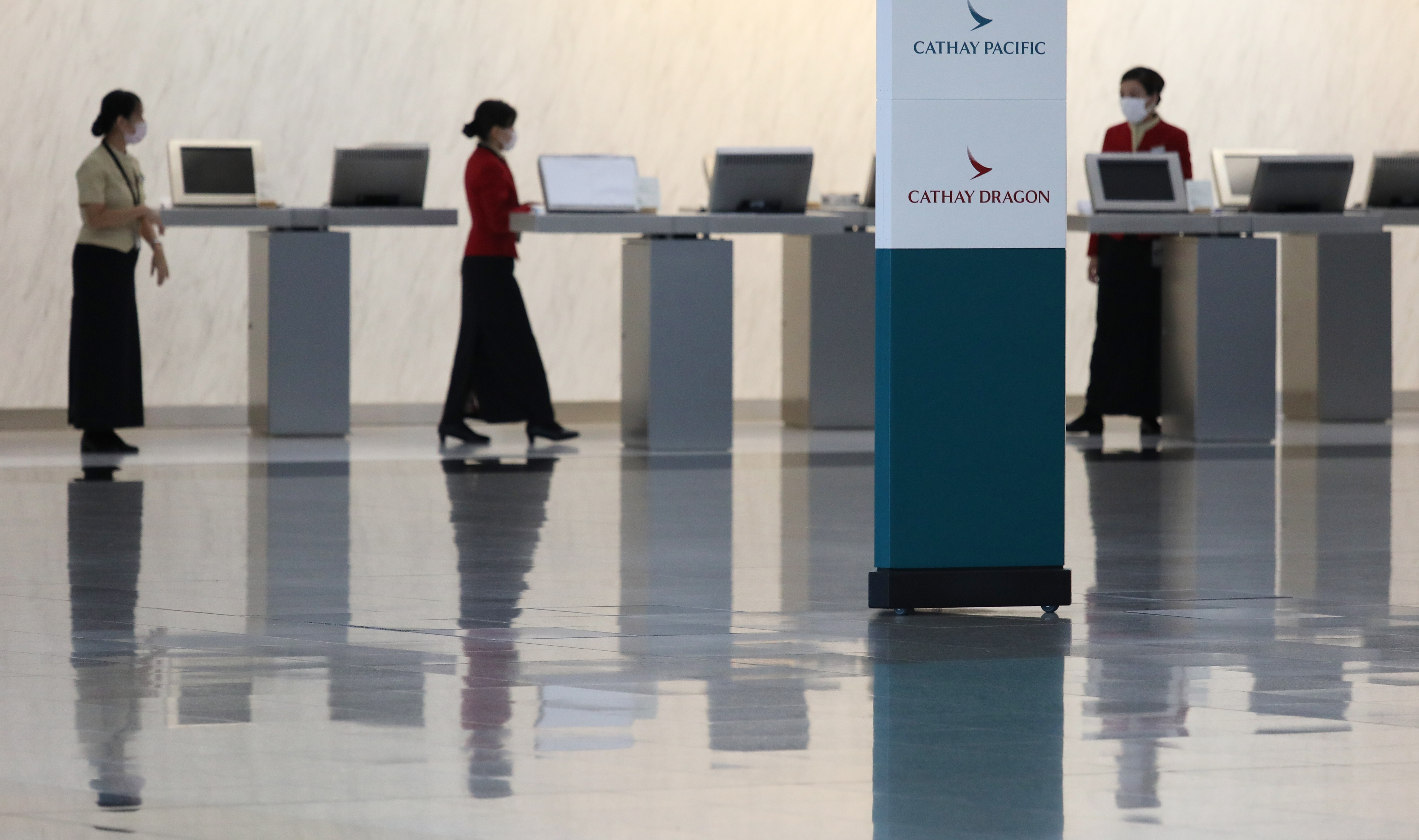 The CommonPass framework for health status verification has been trialled by Cathay Pacific. Photo: Nora Tam