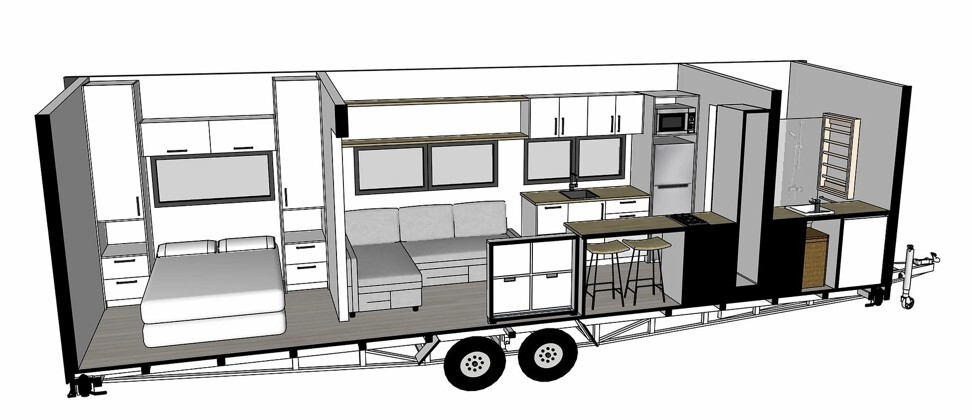 Coronavirus led to this US$100,000 tiny home on wheels by New Zealand ...