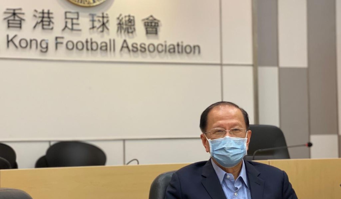 Hong Kong Football Association (HKFA) president Pui Kwan-kay hopes the new season can start in November. Photo: Chan Kin-wa
