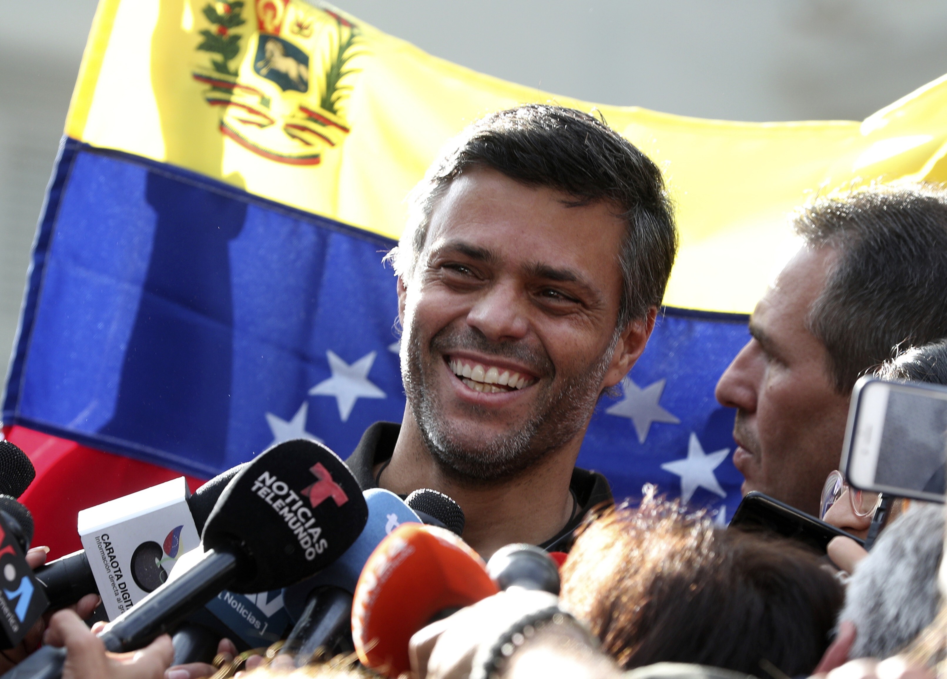 Venezuelan opposition leader Leopoldo Lopez. File photo: AP
