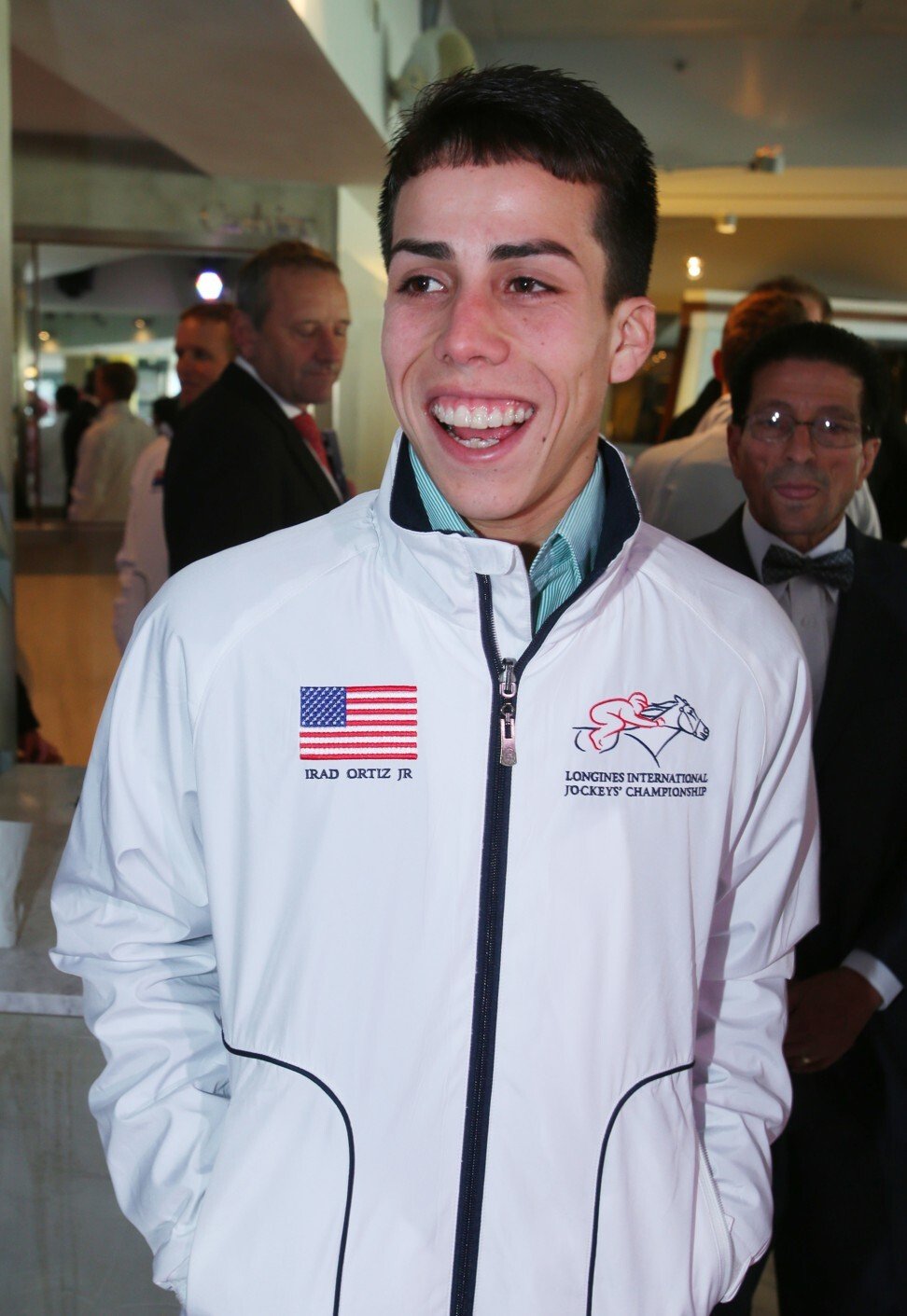 American jockey Irad Ortiz Jnr at the IJC draw in 2014.