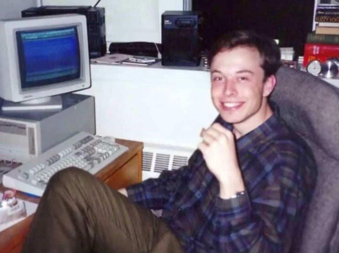 The young Elon Musk was evidently just as driven as he is today – and equally inclined to break with convention. Photo: @elonmusk/Instagram