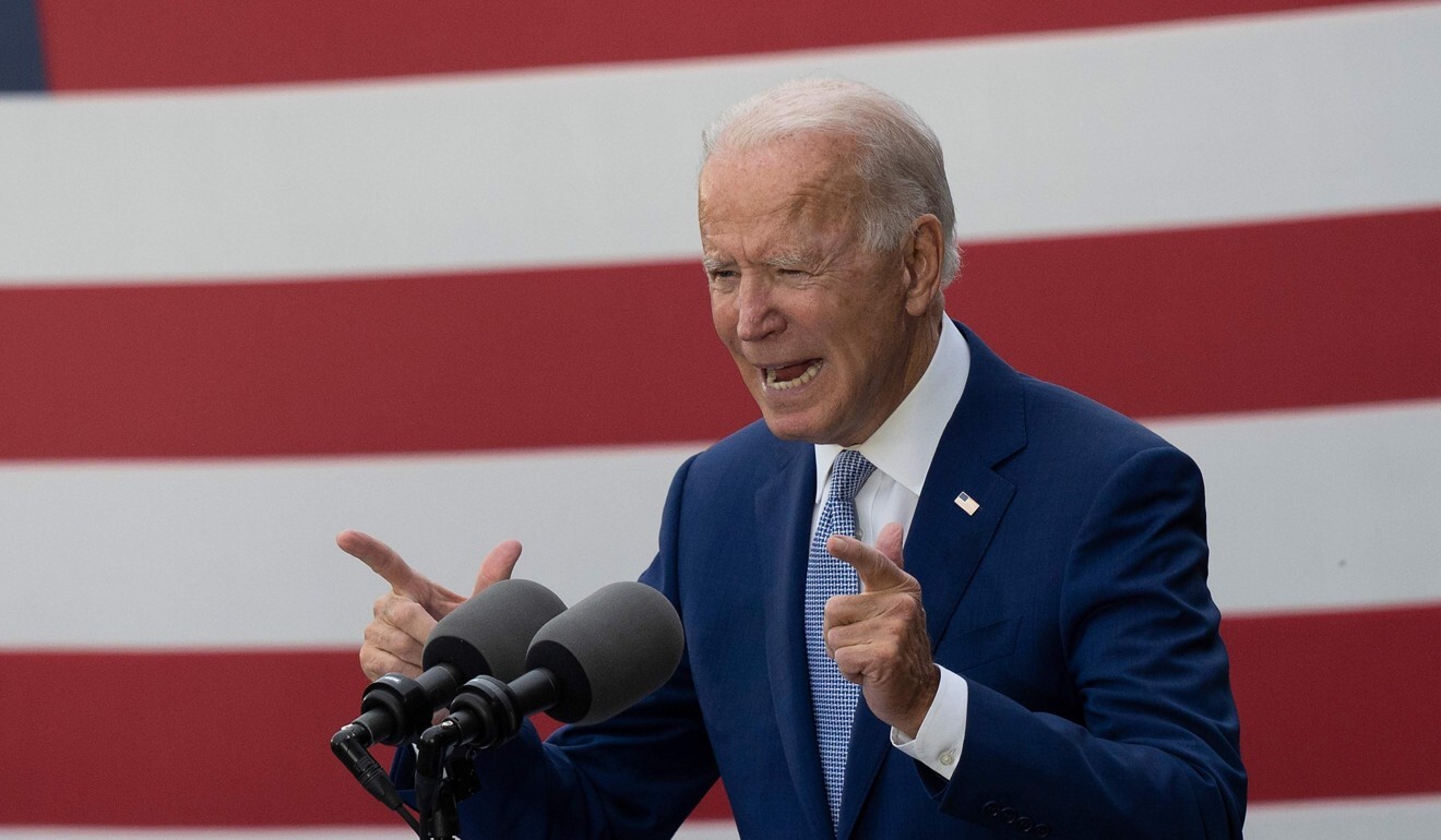 Like Trump, Democratic presidential candidate Joe Biden has tried to play on the US public’s negative impressions of China to contend he would be much tougher on Beijing. Photo: AFP