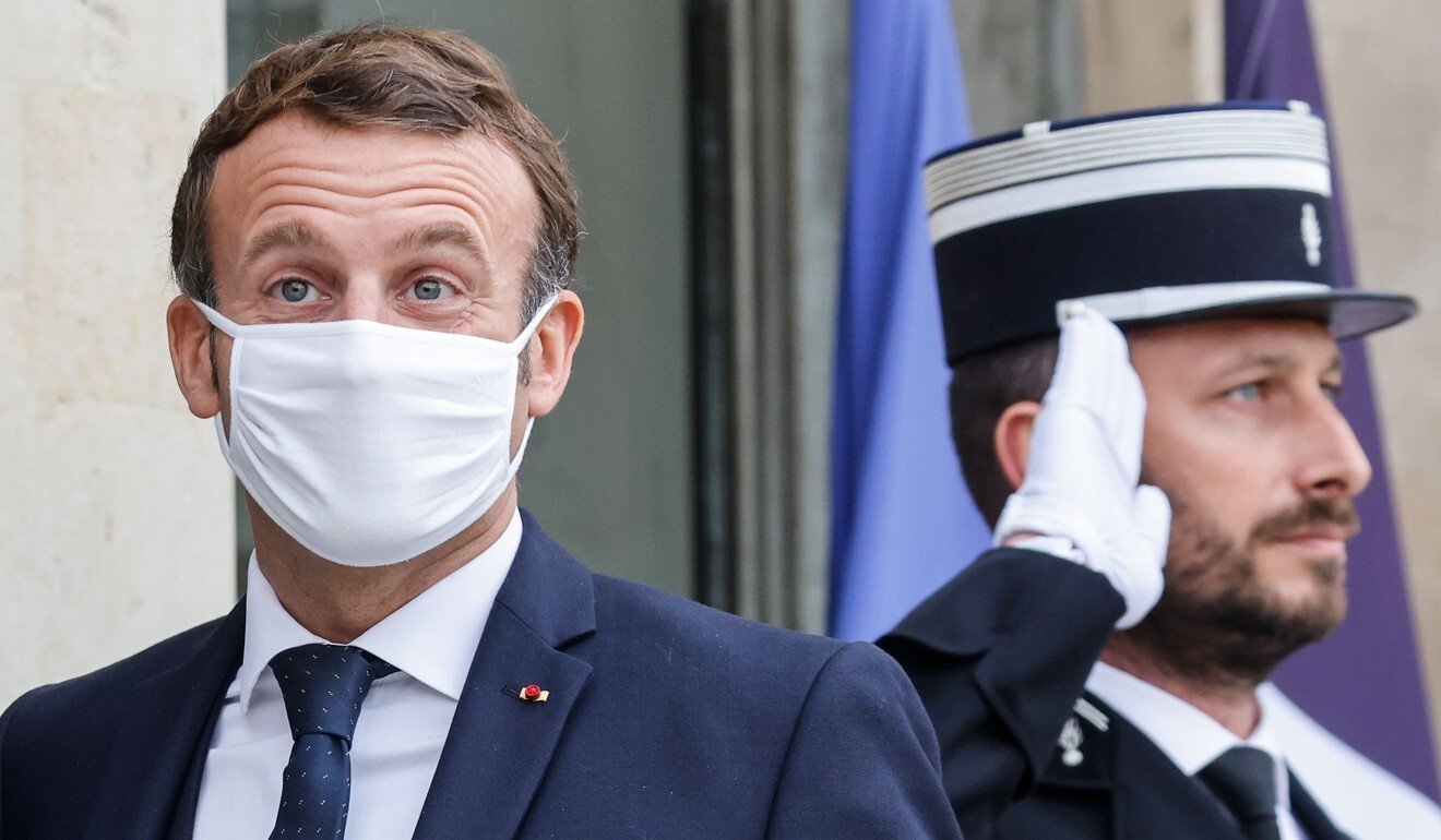 French President Emmanuel Macron is coming under withering criticism from Muslim groups worldwide. Photo: AFP