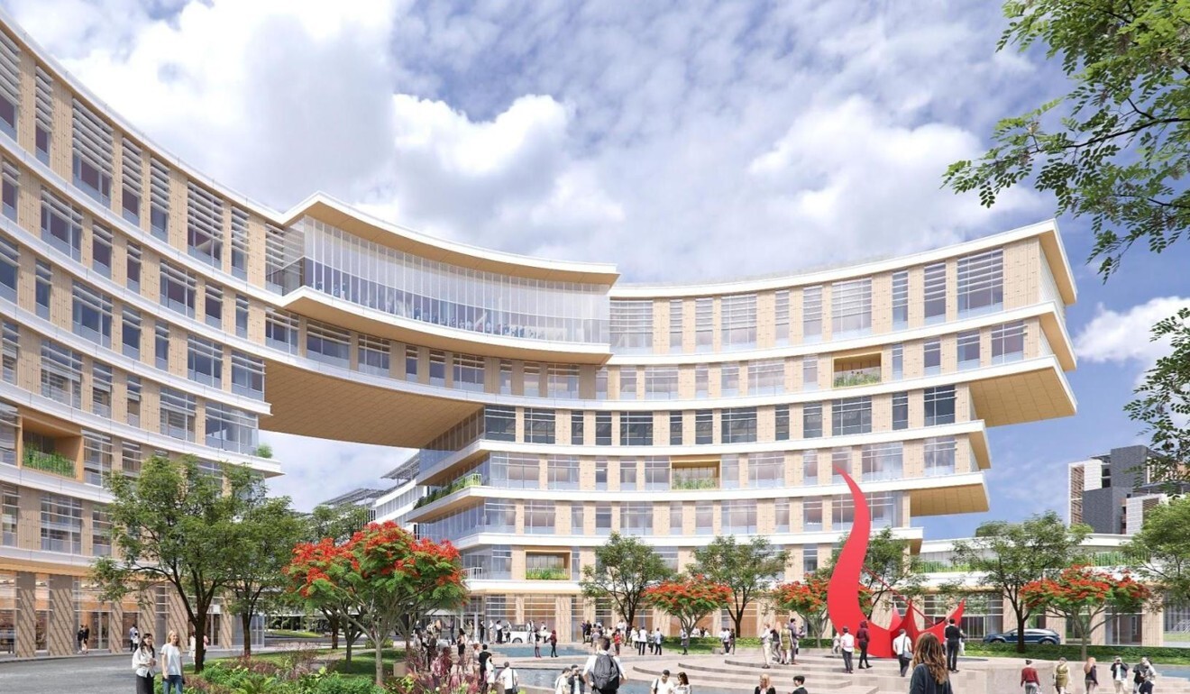A rendering of the Guangzhou campus that the Hong Kong University of Science and Technology is building. Photo: Handout