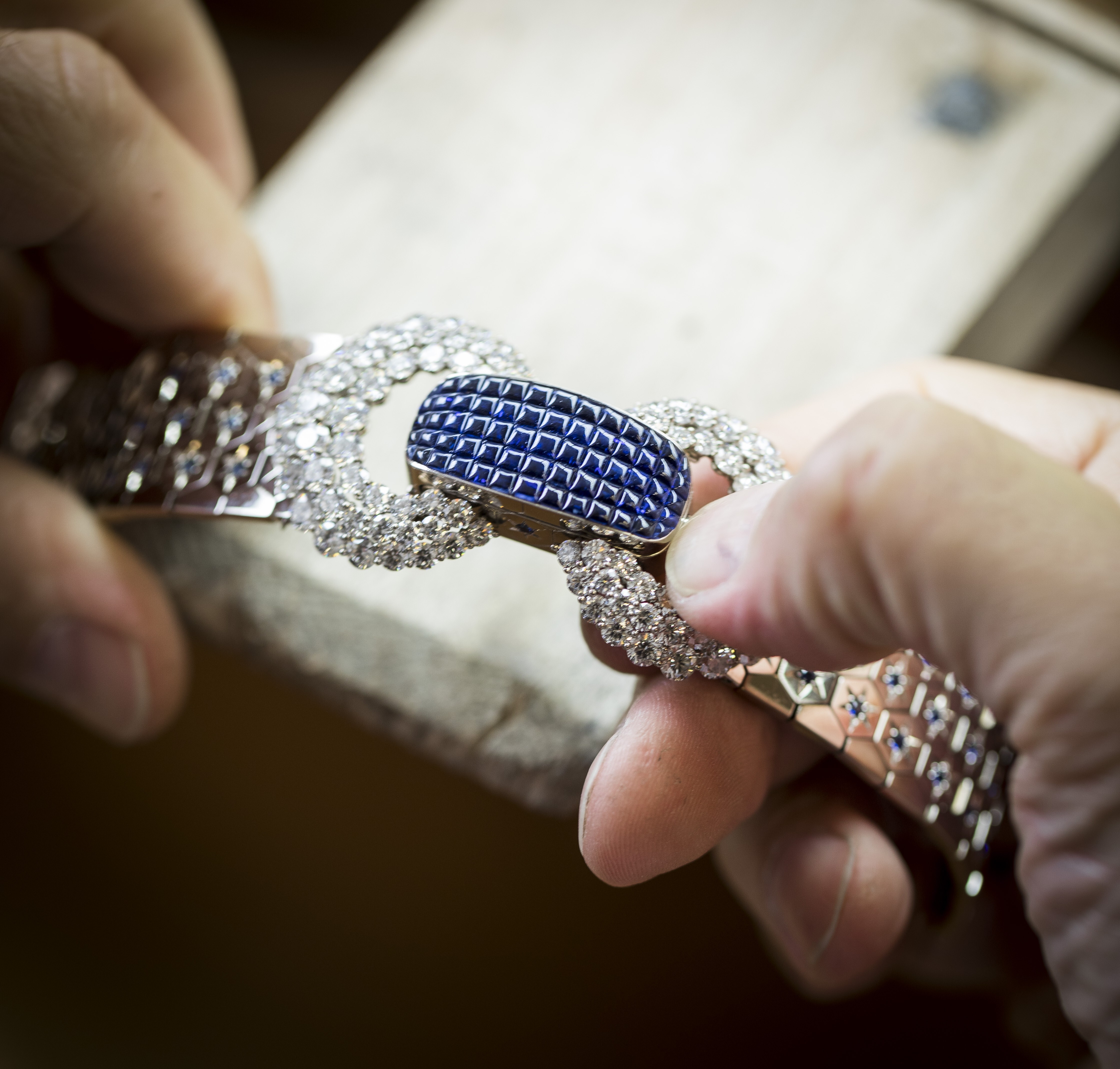 Highly skilled craftsmanship goes into concealing a secret watch within Van Cleef & Arpels delicate bracelets. Photos: Van Cleef & Arpels