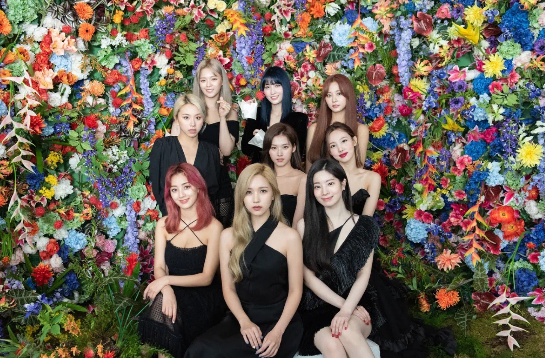 K-pop all-female group Twice have released their second album, Eyes Wide Open. They hope it will help make them as popular in the US as fellow K-pop acts BTS and Blackpink. Photo: JYP Entertainment