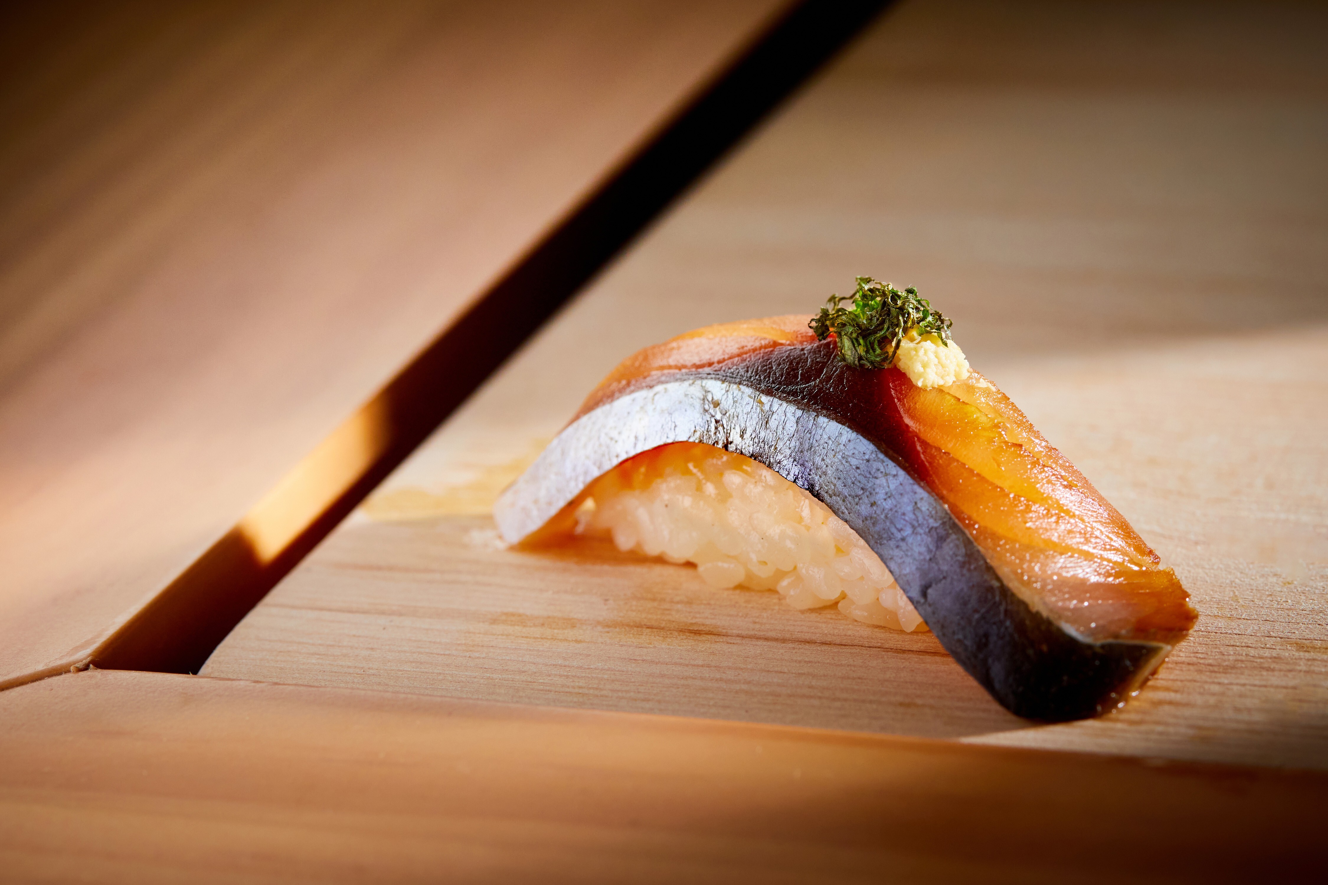 Sushi sliced by a chef with 30 years experience doesn’t usually come cheap, but new spot Sushi Hakucho’s omakase is a very fair deal. Photo: Sushi Hakucho